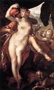 SPRANGER, Bartholomaeus Venus and Adonis f Spain oil painting reproduction